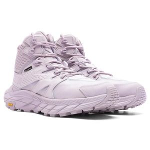 NWOB HOKA ONE ONE WOMEN'S ANACAPA MID GTX - LILAC MARBLE/ELDERBERRY HIKING BOOTS